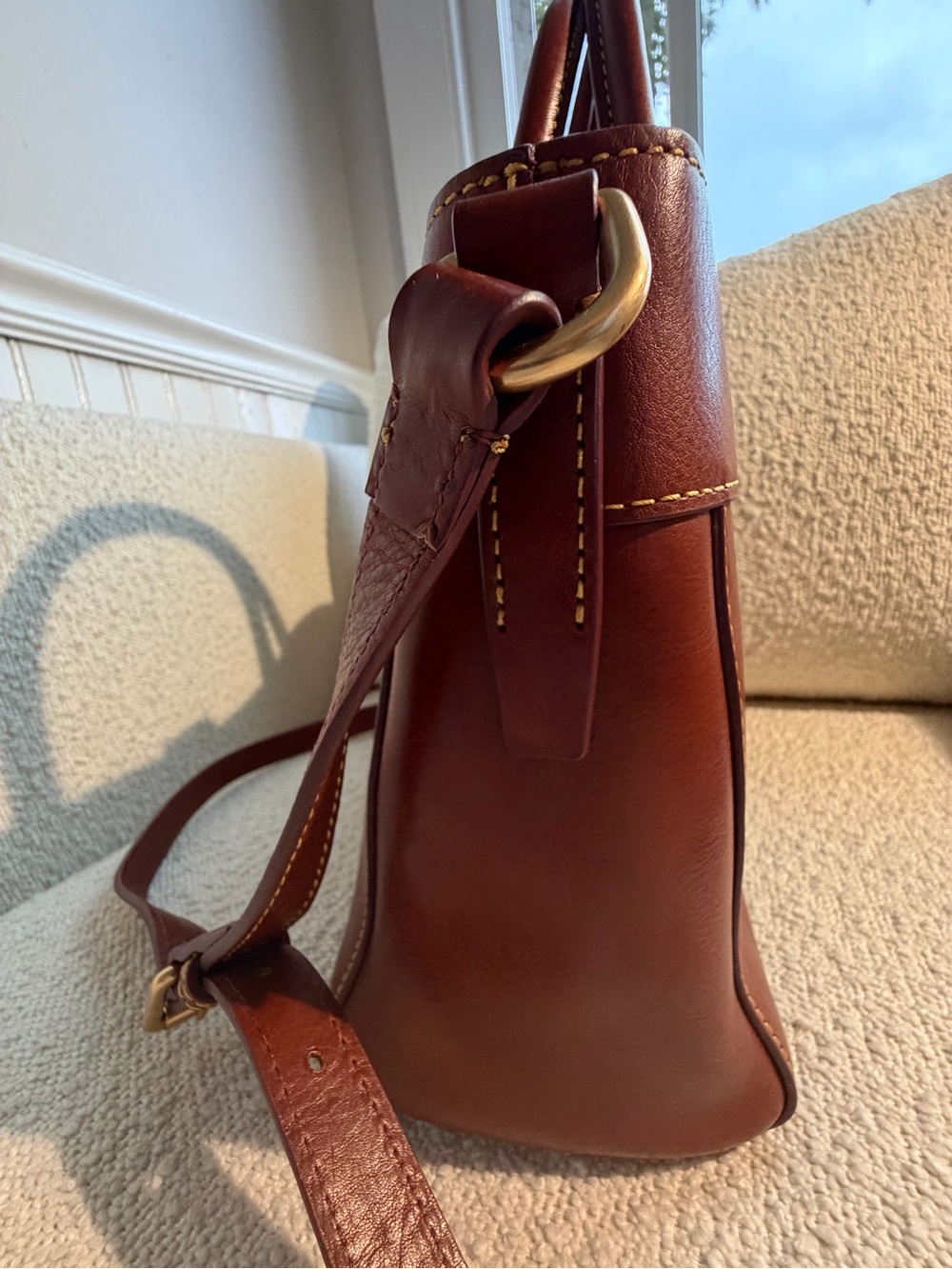 Dooney & Bourke Florentine Amelie Crossbody Tote - Picture 5 of 12